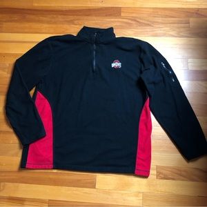 Stadium Athletics Ohio State Quarter Zip Pullover Sz XL